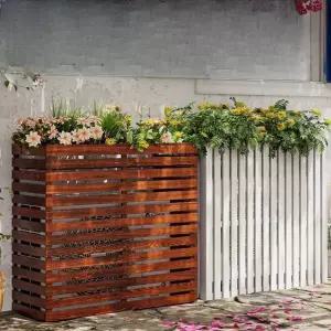 에어컨 실외기 커버 열차단 햇빛가리개 방수 야외 가리개