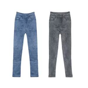 여성 여자 돌청워싱 스판 청바지 진 데님 패션 레깅스 캐주얼룩 데일리룩