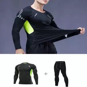 [하프클럽/]남자 타이즈 세트 헬스 트레이닝 상하의 운동복 홈트