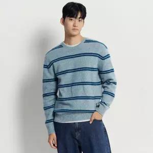 매장정품 BEANPOLE 빈폴 [빈폴] 푸즈예티 스트라이프 니트 스카이 블루 (BC5X51C61Q) 921936
