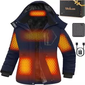 여성용 울체아 그래핀 온열 재킷 12V 18400mAh 대용량 고속 충전