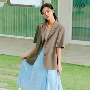 더엣지 린넨혼방 반팔 자켓 WXJK3G0322177010502086151