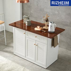 리즈하임 마가렛 1200 주방 홈바 수납장 아일랜드 식탁