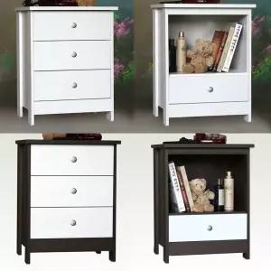 협탁 2단 3단서랍장/오픈/거실침실협탁/수납장/테이블