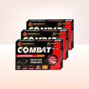 [너만아는잡화점]헨켈 컴배트 작은바퀴용 12p x 3개 / 붙이는 바퀴벌레약 퇴치제