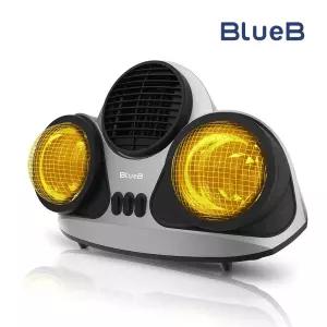 [블루비] 1초 욕실난방기 2구+PTC히터 화장실 욕실 온풍 전기히터 BLL-BH40