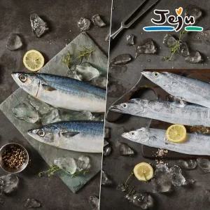 갤러리아 제주 프리미엄 갈치,고등어 혼합 선물세트(갈치 400gX2팩,고등어살