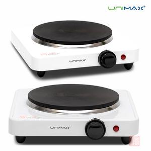유니맥스 1구 미니 핫플레이트 전기레인지 UHP-1590 전기렌지 온도조절 전원램프