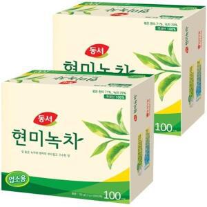 동서 업소용 현미녹차 200T