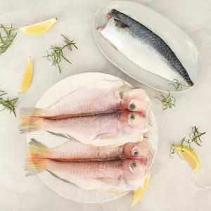 [오초록][바로배송][오초록] 제주 옥돔, 고등어 선물세트 1.9kg(옥돔150g4미,고등어130g10팩) / 부직포 ...