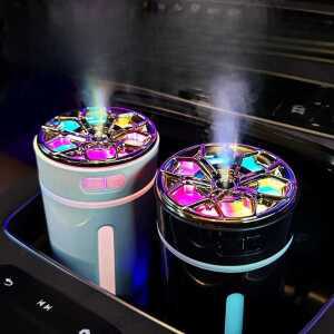 스마트 차량용 가습기 공기청정기 냄새제거 램프 상쾌