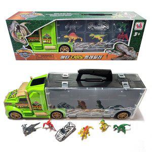 [기타]메타 다이노 트레일러 / 트럭 캐리어에 5가지 다양한 공룡과 멋있는 미니카 1대