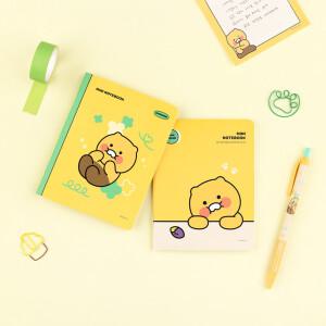 카카오프렌즈 춘식이 제본 미니 유선 노트 라인 필기 노트 공책 연습장 수첩 7mm 32매 (5개 1세트)