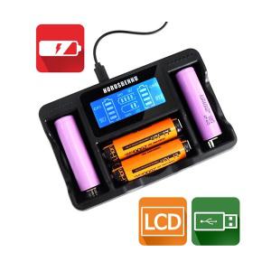 호루스벤누 EX4-LCD 18650 만능충전기 4구/AA/AAA급속