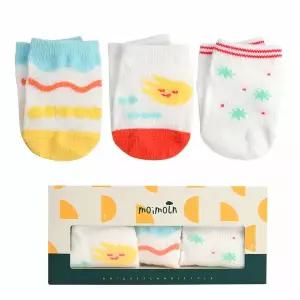 [보리보리/모이몰른]써니메쉬 신생아양말 3SET M2252CW37P