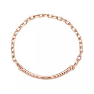 [비앤비골드] 14K 심플 스틱 열송이 체인실반지 SRS37425