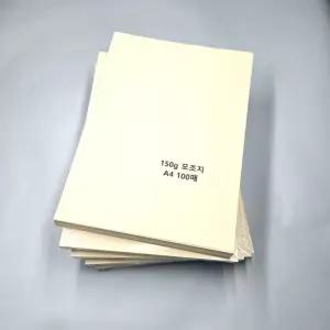 150g 모조지 백상지 A4 500매 상장용지