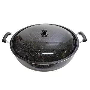 우성 마블코팅 튀김팬 튀김솥 55cm/요리/업소용/볶음/다용도/웍/궁중/주방/조리/양손/냄비