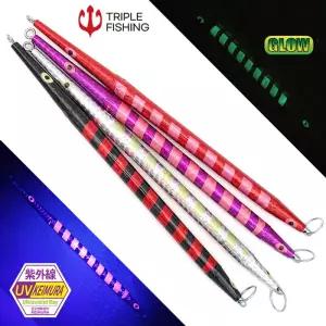 대구 스피드 롱 봉메탈 메탈지그 대구메탈 야광 케이무라 블랙레드 400g