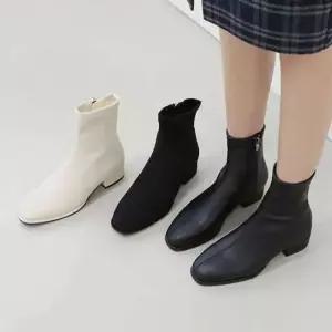 가보시 스판 삭스 앵클부츠 (3cm/5cm) 레이즈