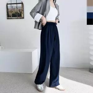 여성바지 배기팬츠 빅사이즈 코디 세미 신상 밴딩 면