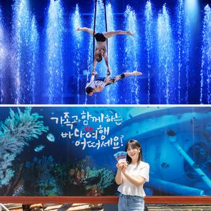 [제주] 스카이워터쇼+서귀포잠수함/워터서커스/서커스/공연/레이저쇼/제주도공연/잠수함