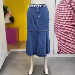 [베네통] 머메이드 데님 스커트 BASKA3531IN_DJ