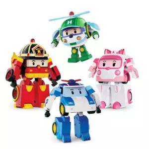 로보카폴리 변신로봇 슈퍼 디럭스 4종팩 폴리 엠버 로이 헬리