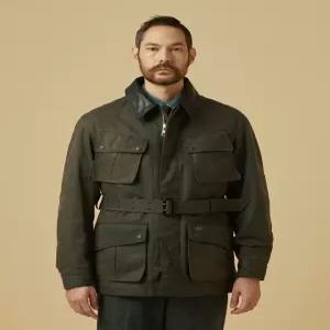 헤지스 남성 24FW M-1942 파라트루퍼 왁스 자켓 HZJU4D691K2