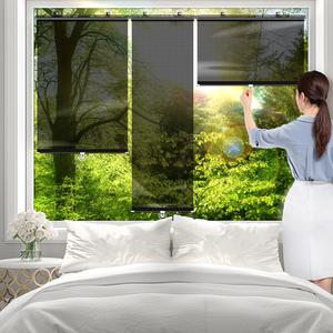 3SIZE 길이조절형 흡착식 햇빛가리개 블라인드 1P 주방 창문 방수 자동차 욕실 거실창