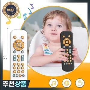 유아 시뮬레이션 TV 리모컨 장난감 음악과 조명 뮤지컬 감각 원격 1 3 세