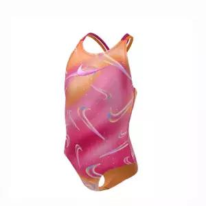 [롯데백화점]나이키 아동수영복 여아동 오로라 멀티 스우시 스파이더백 원피스 NESSC739-672