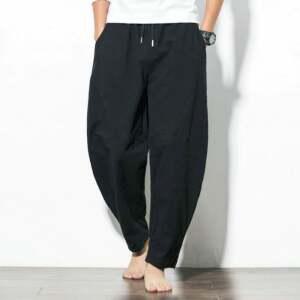 남자 린넨 마바지 통바지 긴바지 여름바지 와이드팬츠