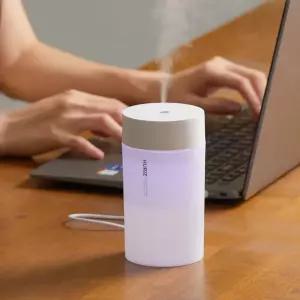 휴라이즈 퓨어미스트 미니가습기 휴대용 탁상용 LED 무드등 초음파 HR-FuriMist