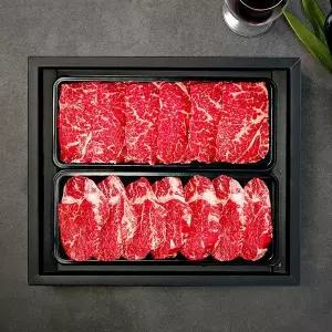 갤러리아 [국제식품]1+등급 한우 냉장 구이용 1호 1.6kg(안심,채끝/각800g)