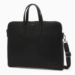 [NS홈쇼핑][헤지스ACC] HJBA5F660BK 블랙 로고프린트 소가죽 서류가방[35379861]