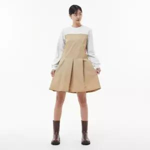 [made by LAP] 배색 라인 플레어 원피스 AP3WO860