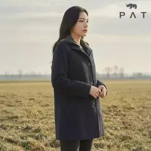 [PAT 여성] 니트후드 핸드메이드 코트_1J81102