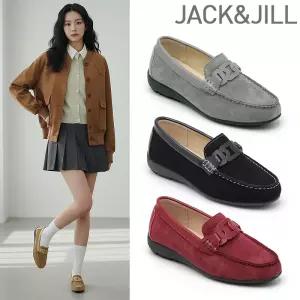 잭앤질 가죽 심플장식 로퍼(JC5521)