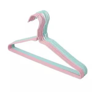 베이직 슬림 스틸 옷걸이 10p 세트 옷가게옷 쇠옷걸이 철제옷걸이 철코팅옷걸이