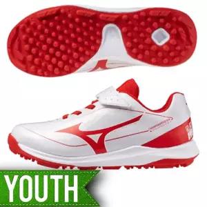 미즈노 유소년 인조잔디화 252762 흰적