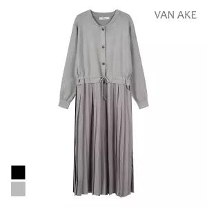 [반에이크] 플리츠 가디건 원피스_VB3YKOUG05Z