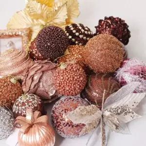 [텐바이텐][도토로] 트리 장식볼 랜덤박스 오너먼트 10p(브론즈)