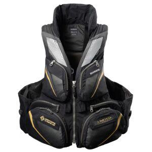 시마노 (SHIMANO) 플로팅 베스트 리미티드 프로 베개 부착 VF-130Y 리미티드 블랙 L