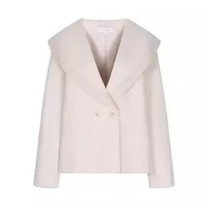 [롯데백화점]올리브데올리브 니트 트리밍 숄카라 핸드메이드 코트 OW4WHA07