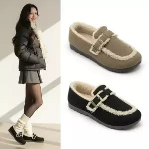 잭앤질 뽀글이 털안감 버클 로퍼(JD5723S)