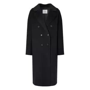 [롯데백화점]헤지스레이디스 캐시미어 블렌디드 핸드메이드 더블 롱코트 HSCO5DC02