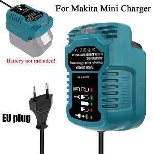 마키타 호환 18V BL1860 BL1815 리튬 배터리용 DC18RC 미니 컴팩트 고속 충전기 교체용 전동 공구 액세서리