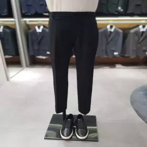 [지오지아] 테이퍼드핏 본딩 기모 슬랙스 ABE4PP1106 BK