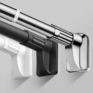 무타공 빨래봉 오피스텔 이불 압축봉 스테인리스